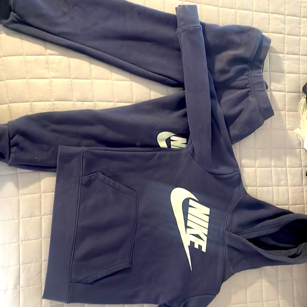 Navy blue Nike suit